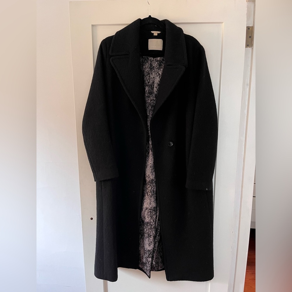 Soia & Kyo Black Wool Coat